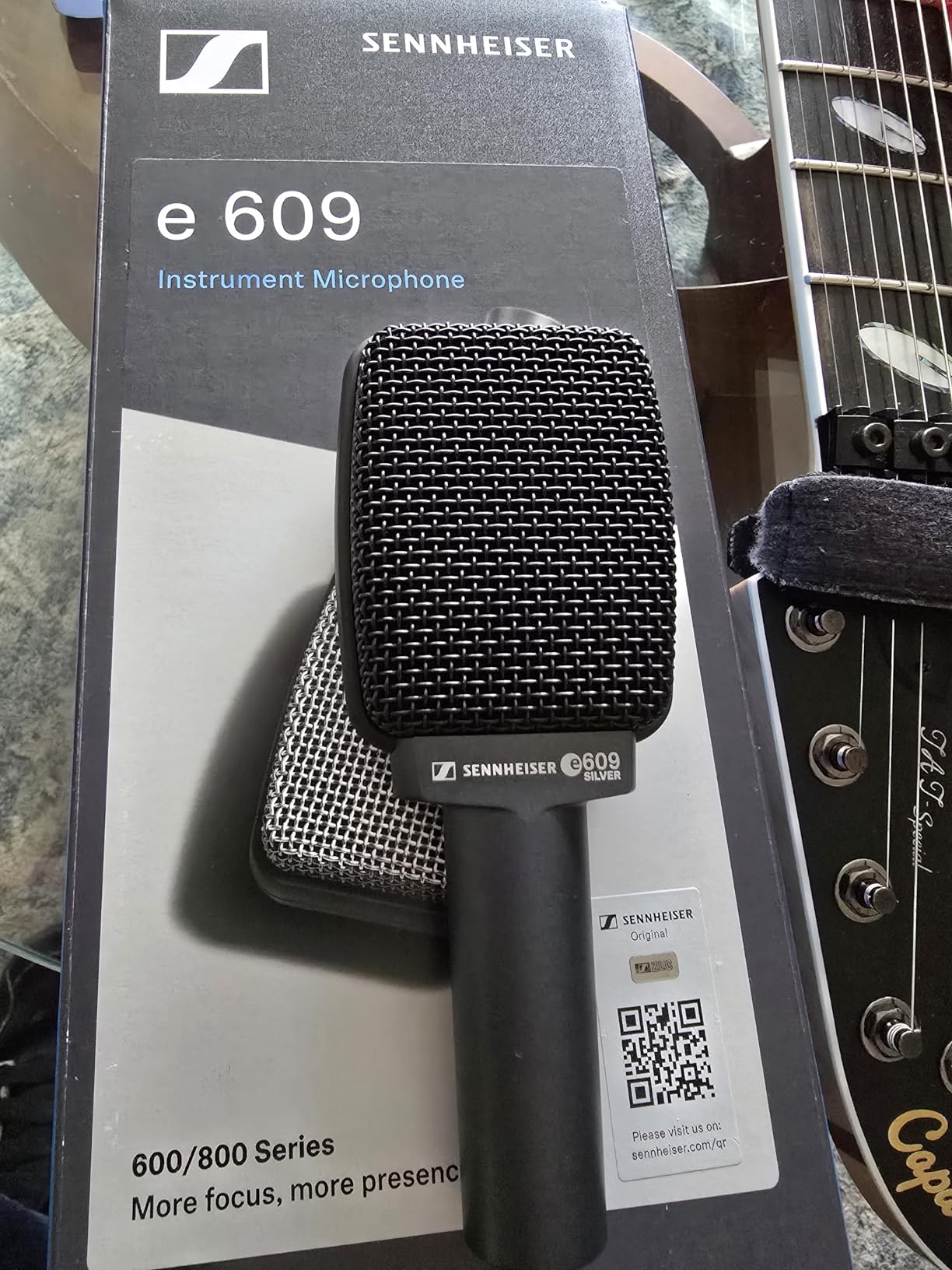 Sennheiser Professional e 609 Silver Super-Cardioid Instrument Microphone customer photo 2