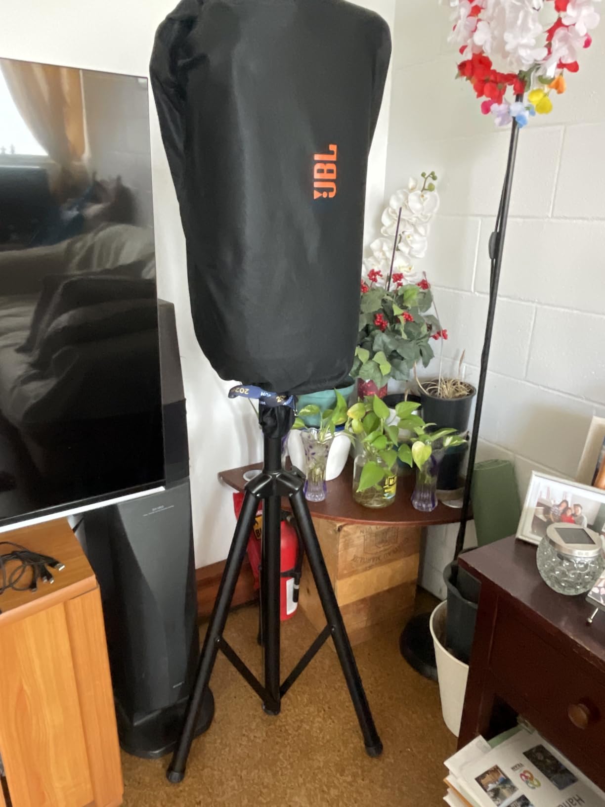Pyle Universal Speaker Stand Mount Holder Heavy Duty Tripod w/ Adjustable Height from 40