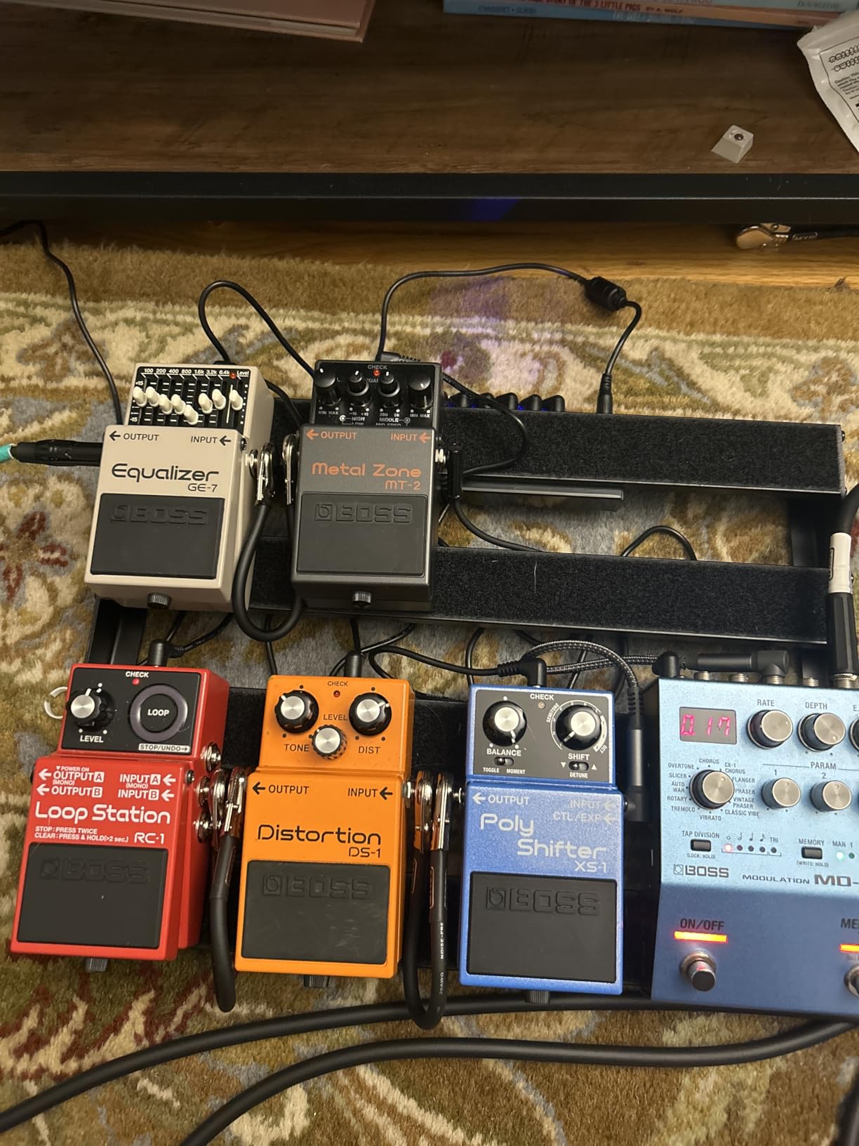 BOSS GE-7 Equalizer | Compact Graphic Equalizer Pedal | Tailored for Guitarists | 7 Bands of EQ Sliders | Guitar-Optimized Frequencies | ±15dB Boost/Cut Per Band | Level Slider for Volume Adjustments customer photo 2