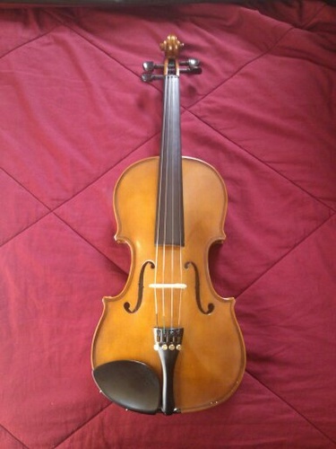 Cremona SV-130 Premier Novice Violin Outfit - 3/4 Size, Ebony Fittings, US-Made Prelude Strings, Hand-Carved Spruce & Maple, Beginner & Student Friendly customer photo 1