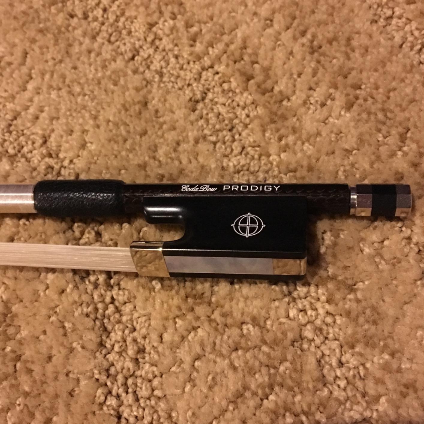 CodaBow Prodigy Carbon Fiber 4/4 Violin Bow customer photo 1
