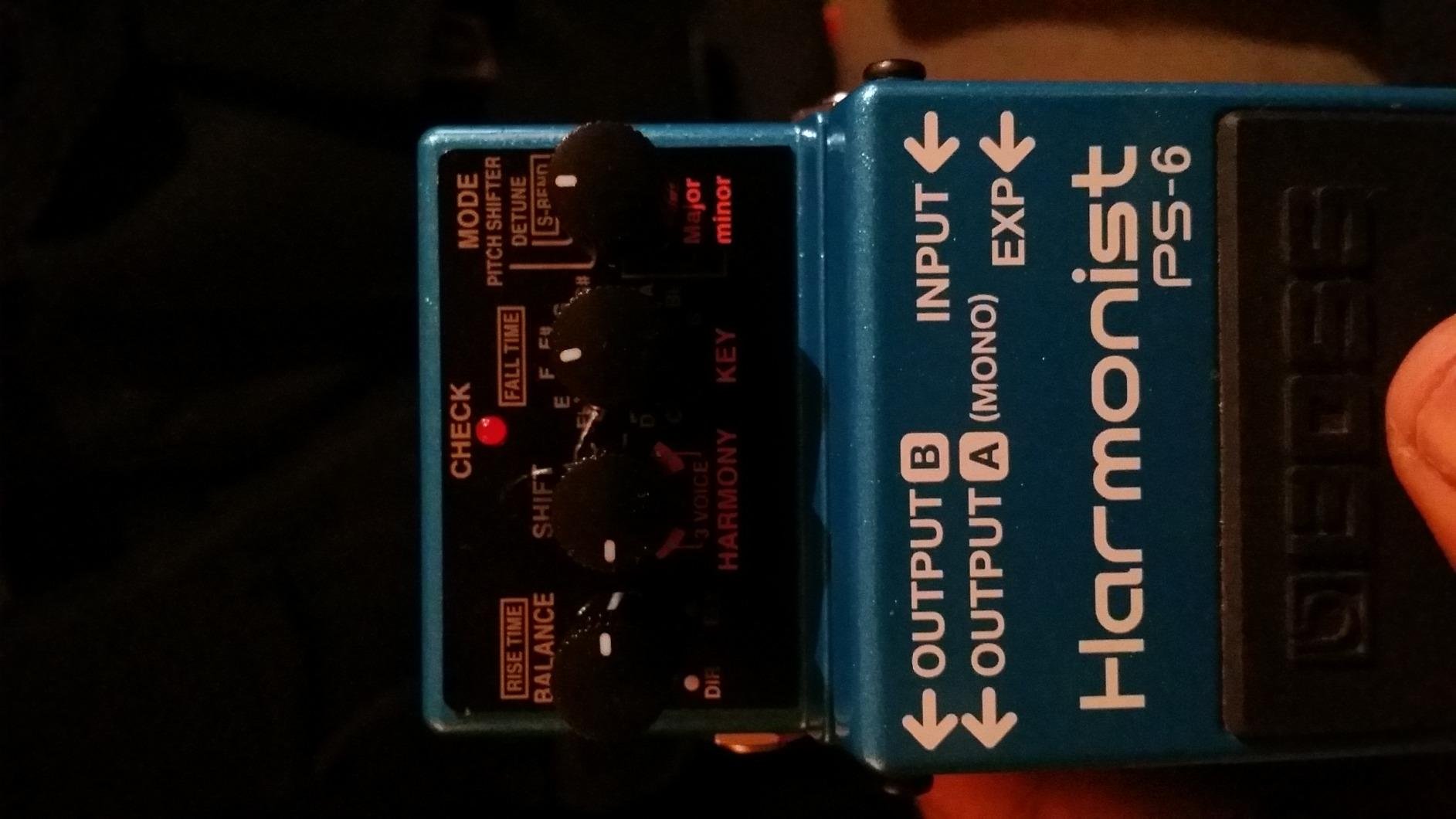 BOSS PS-6 Harmonist Guitar Pedal, Blue customer photo 2