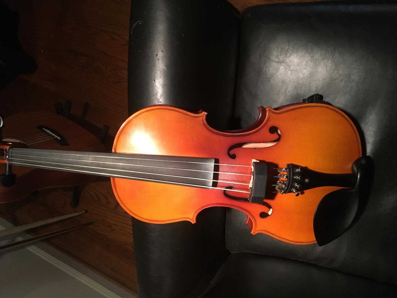 Cecilio 16.5 Inch Viola Solid Wood Acoustic Viola with Ebony Fittings customer photo 1