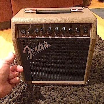 Fender Acoustasonic 15 Acoustic Guitar Amplifier, 15-Watt Portable Combo Amp with 6