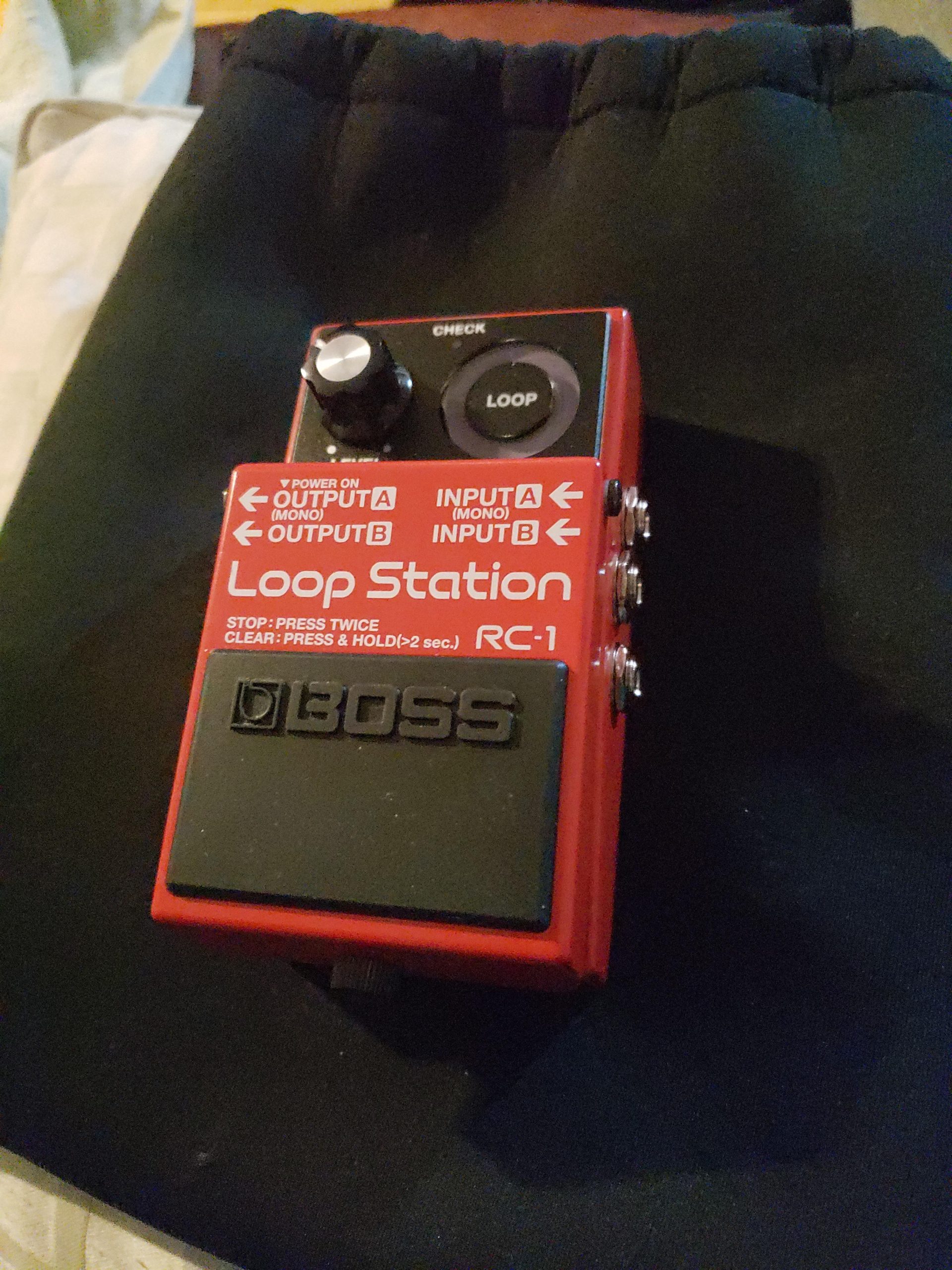 BOSS RC-1 Loop Station Pedal | Industry Standard Simple Looper for Guitar, Bass, Keyboards & More | 24-Segment LED Indicator | 12 Minutes of Record Time | Record, Playback, Overdub, Undo & Redo Loops | One-Switch Operation customer photo 2