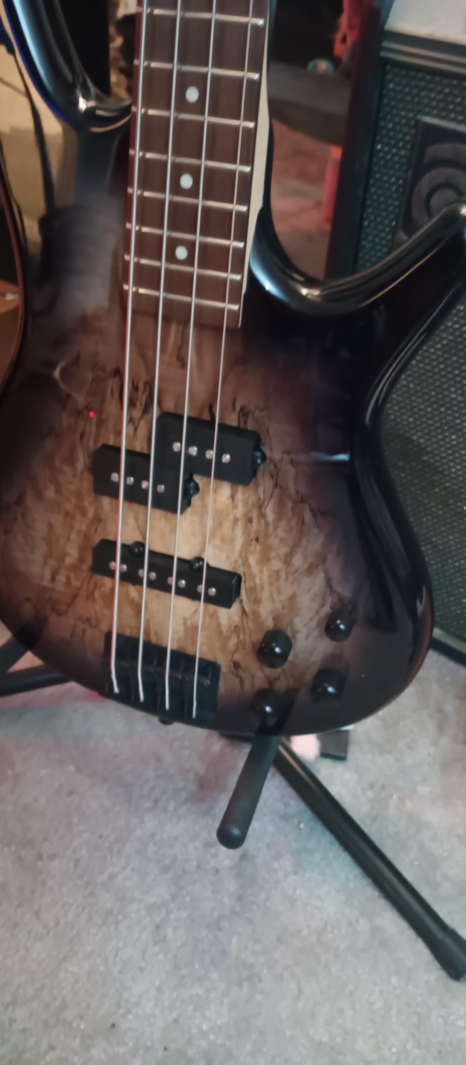 Ibanez Gio GSR200 Bass Guitar, Weathered Black customer photo 1