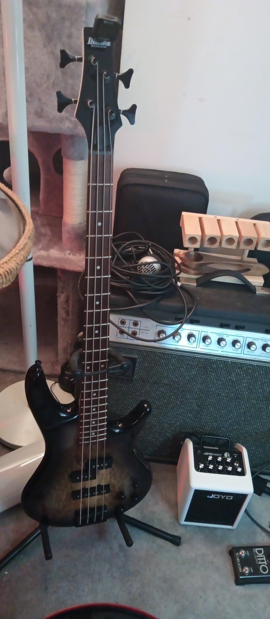 Ibanez Gio GSR200 Bass Guitar, Weathered Black customer photo 2