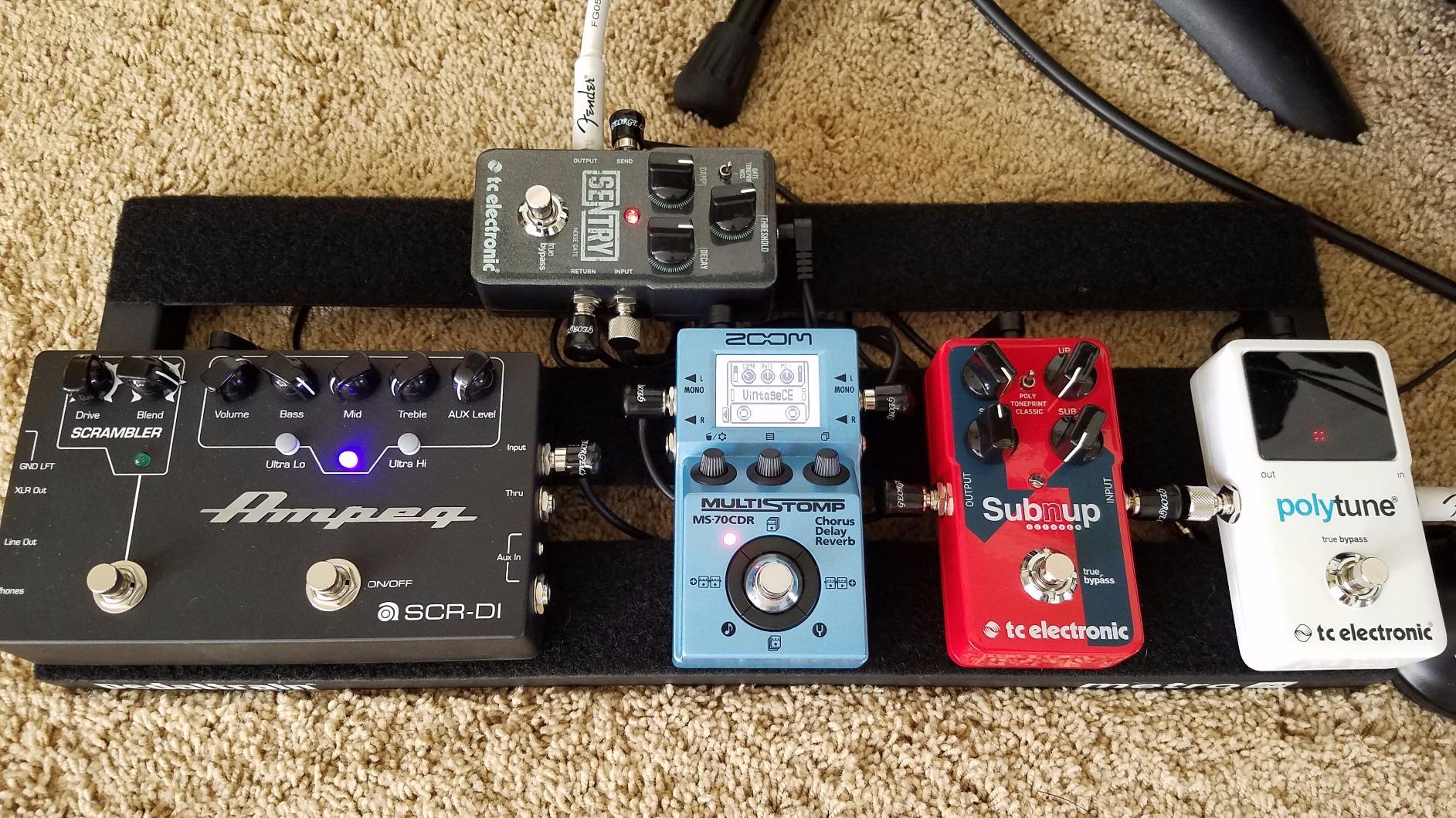 TC Electronic SENTRY NOISE GATE Multiband Noise-Gating Pedal with Hard-Gate Mode and Built-In TonePrints* customer photo 2