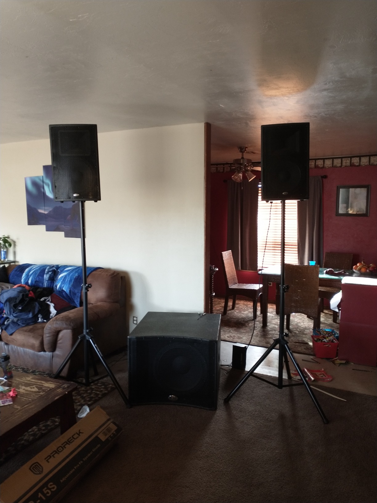 Tripod Speaker Stands Pair for Dj/PA Speaker System Adjustable Height from 4 feet to 6 feet customer photo 1