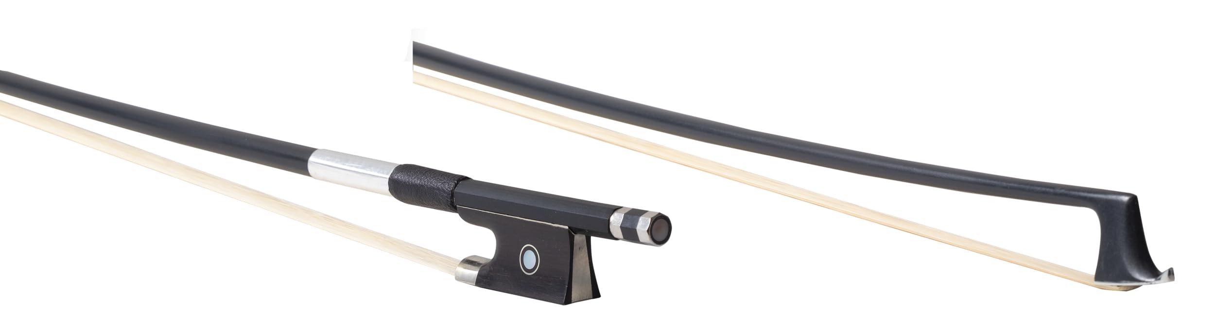Kmise Carbon Fiber Violin Bow 4/4, Lightweight Anti-Deformation Full Size Fiddle Bow, Ultra-Stretchy Horse Hair customer photo 1