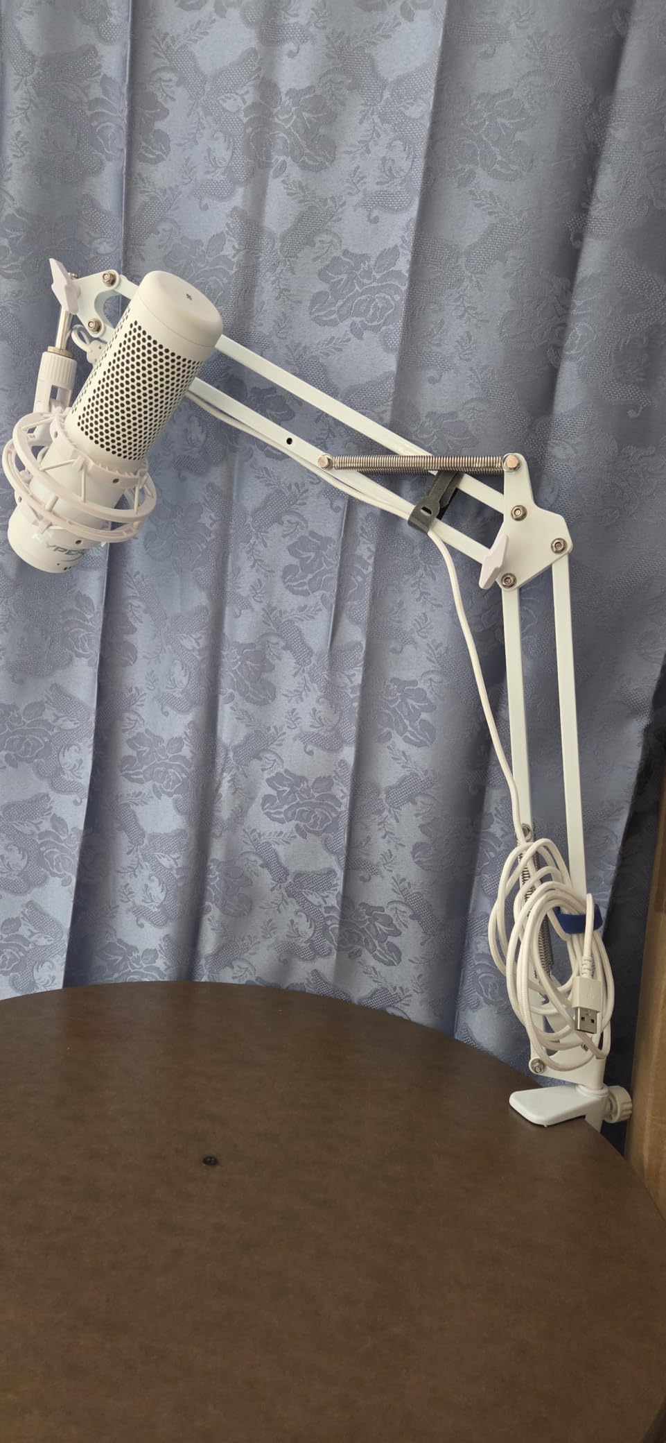 InnoGear Boom Arm Microphone Mic Stand for Blue Yeti Fifine HyperX, Black | Desk Mount, Desktop Stands, Adjustable Reach, Rotate Fully, Folds Away Compactly, for Gaming, Streaming or Recording customer photo 2