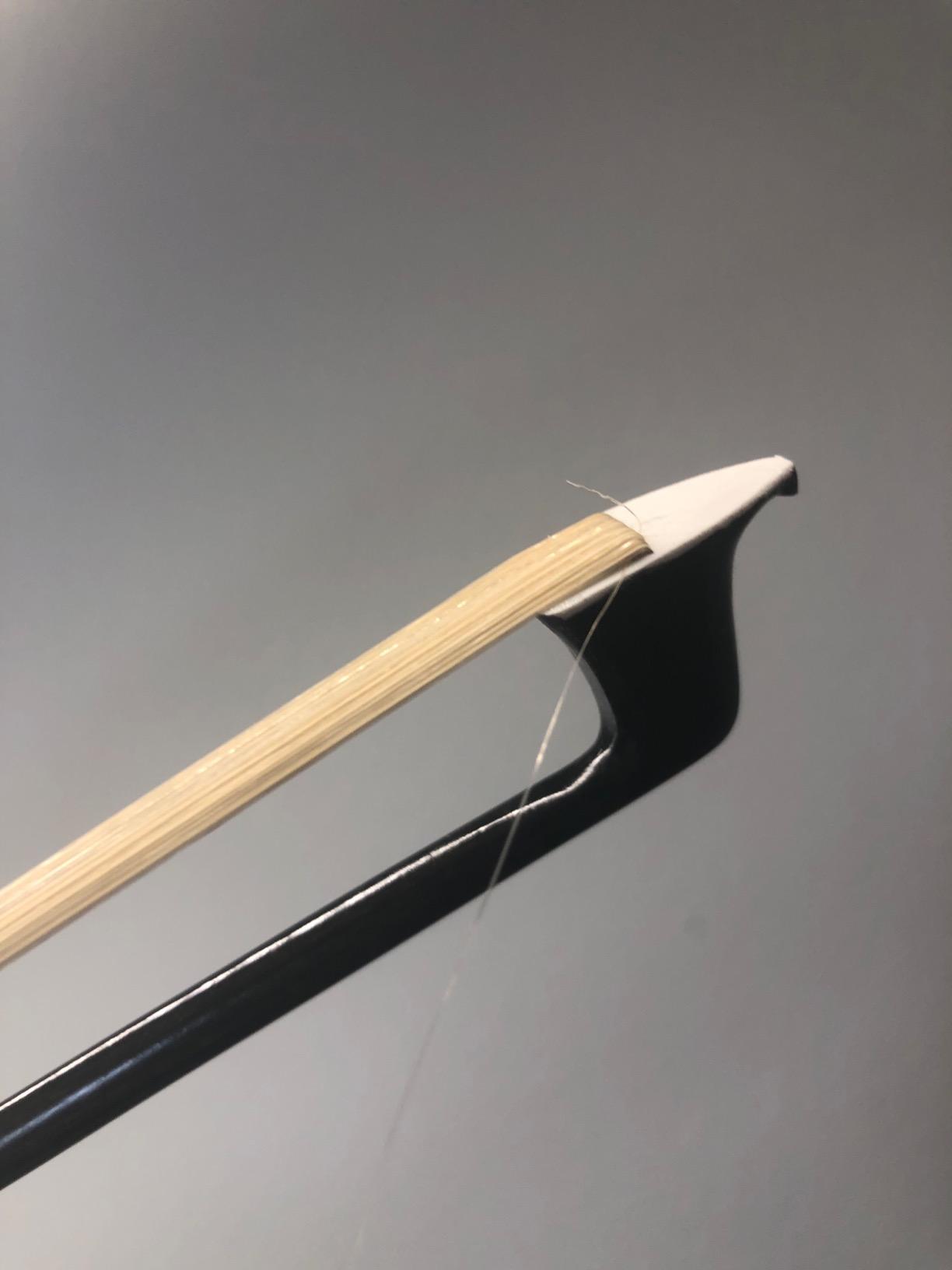 Fiddlerman Black Carbon Fiber Weave Violin Bow 4/4 customer photo 1