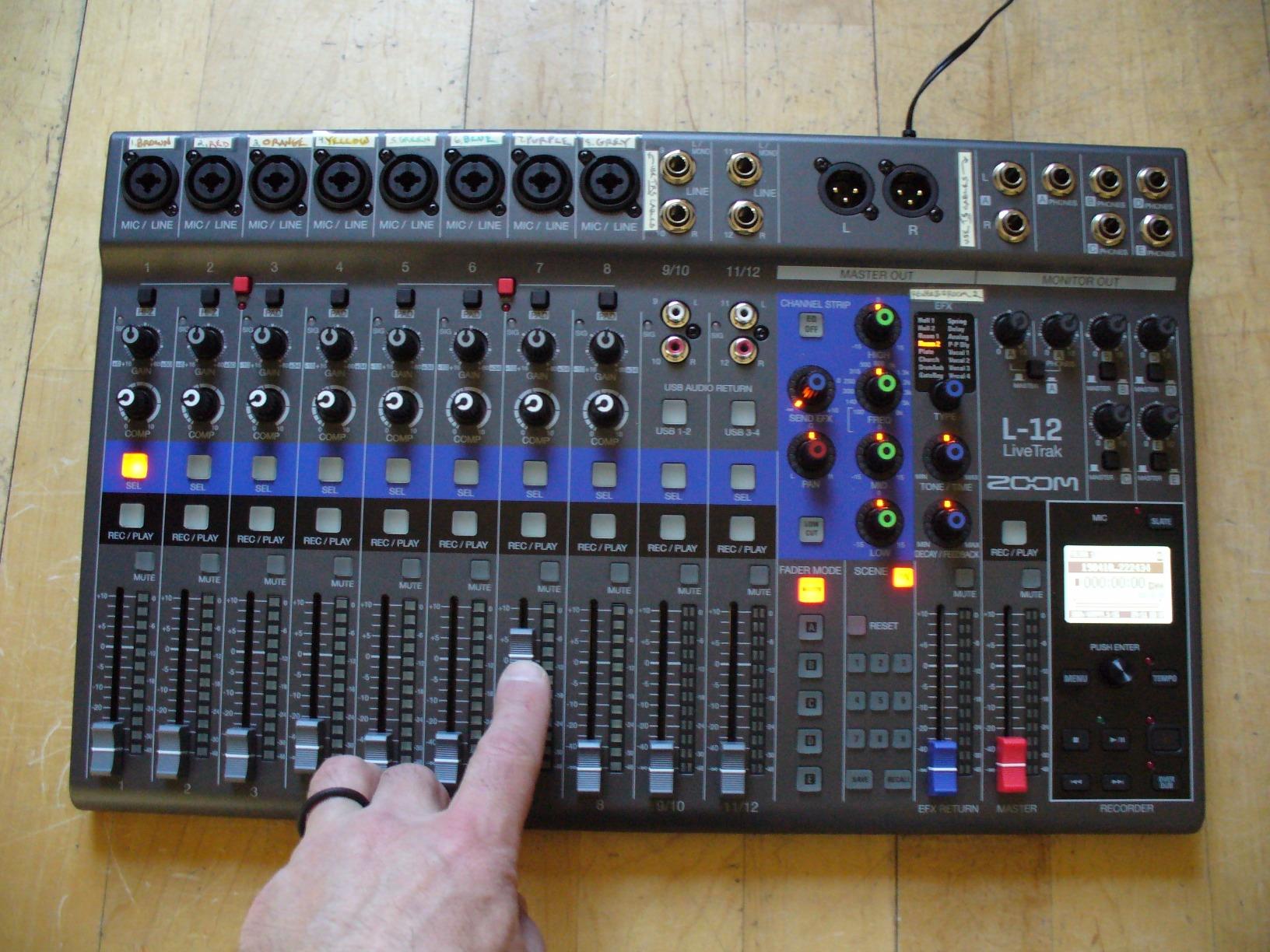 Zoom LiveTrak L-12 Mixer/Recorder for Musicians & Podcasters | 12-Input/14 Channel 5 Powered Headphone Outputs, USB Audio Interface customer photo 1