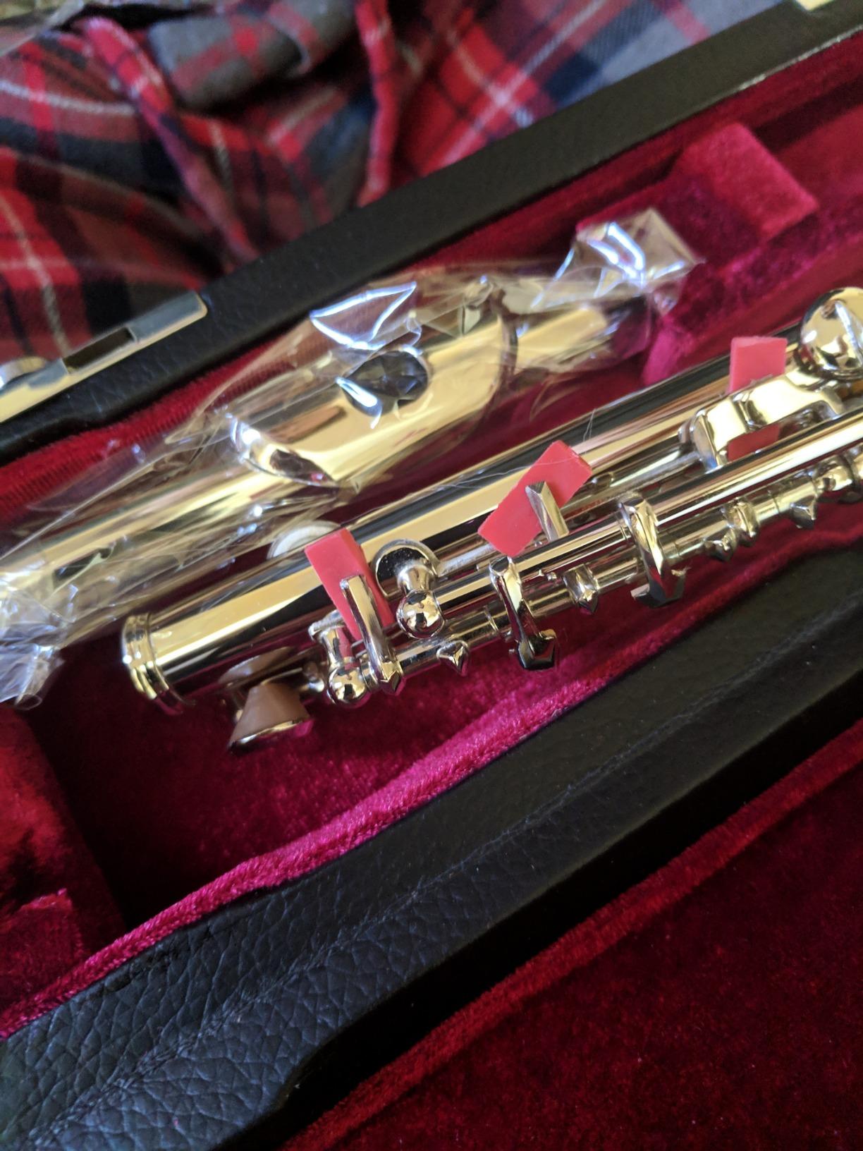 Eastar Piccolo Instrument for Beginners Students, Key of C Flute, Hard Case, Cleaning Kit, Gloves, 2-Piece, Silver Plated, EPC-2S customer photo 1