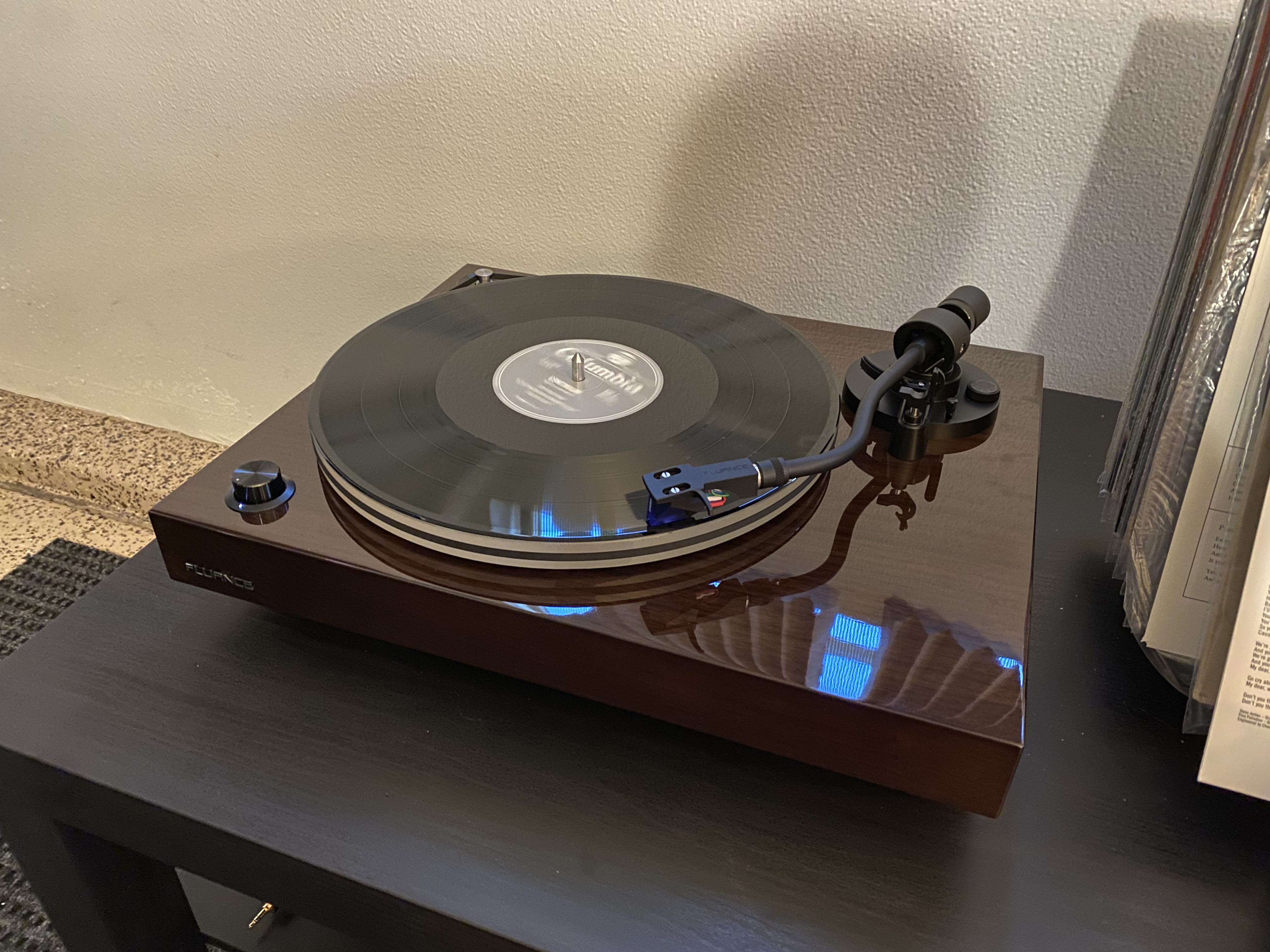 Fluance RT85 Turntable with Ortofon Cartridge, Acrylic Platter, Speed Control, and Vibration Isolation - Walnut customer photo 2