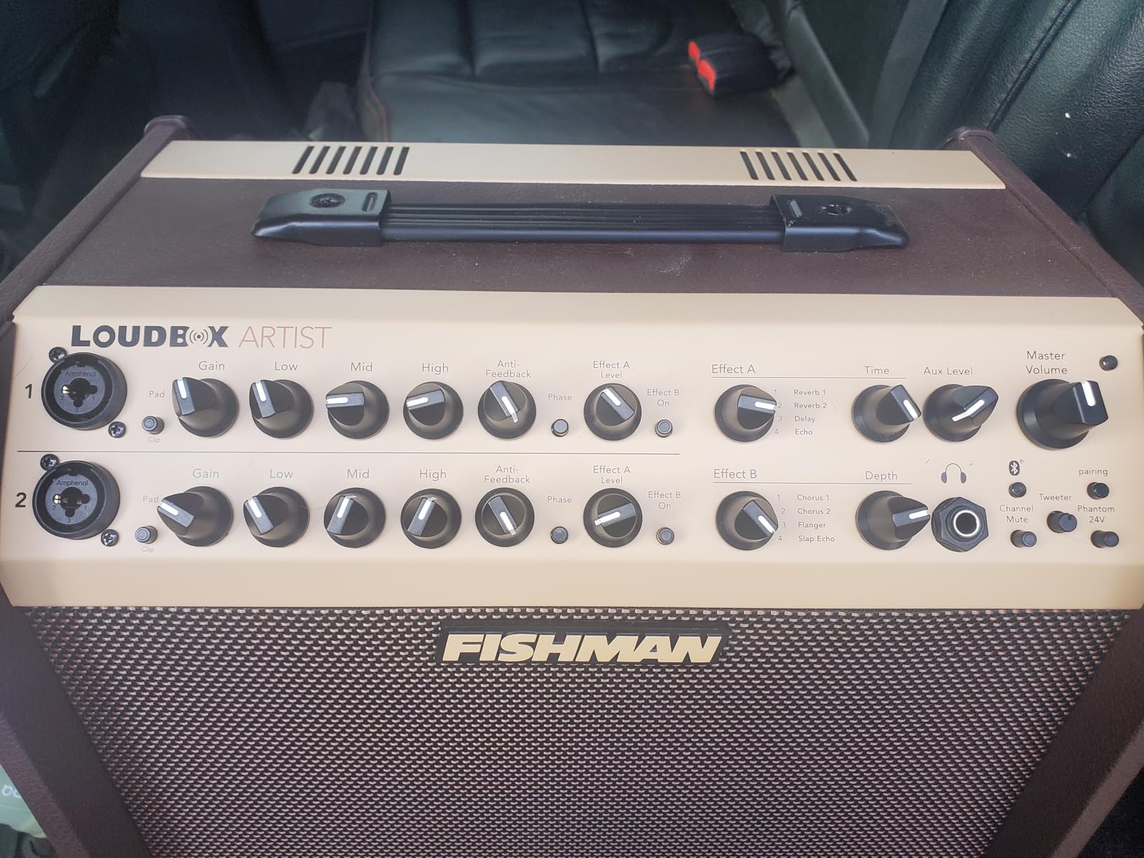 Fishman Loudbox Artist BT 120-Watt 1x8 Inch Acoustic Combo Amp with Tweeter Bluetooth customer photo 2