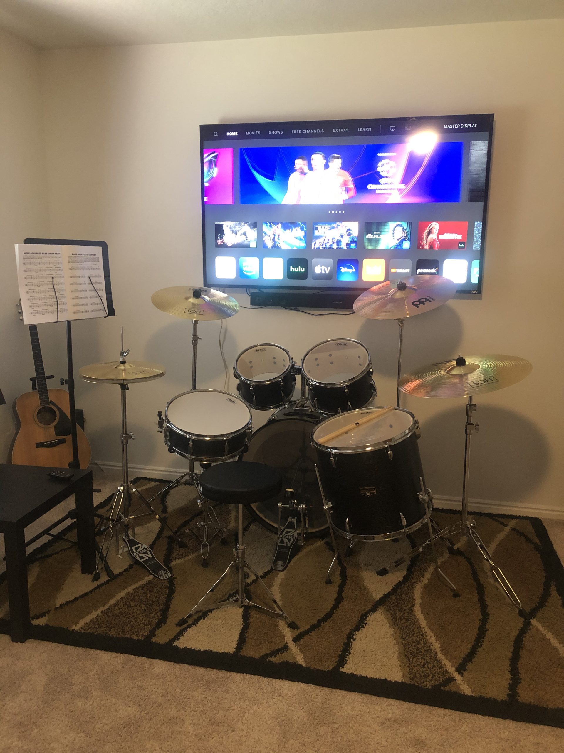 Tama Imperialstar Complete Drum Set - 5-Piece - 22 Inch Kick - Black Oak Wrap customer photo 1