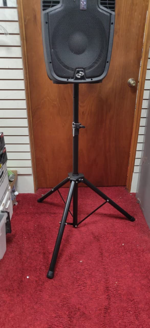EMART PA Speaker Stands Pair with Carrying Bag, Adjustable Height 39-77in | Professional Heavy Duty Dj Tripod with Mounting Bracket for Concerts, Music & Party- Supports 140 lbs customer photo 2