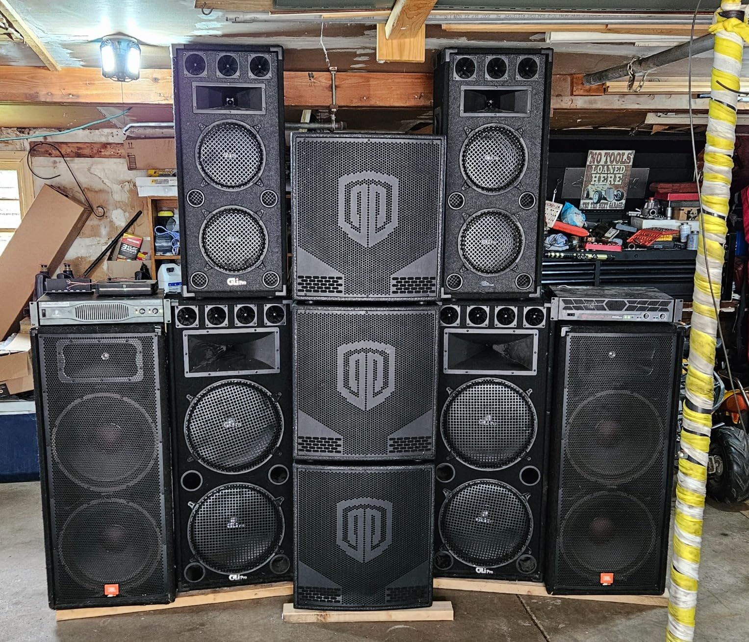 PRORECK PR18 18-Inch 2000W P.M.P.O Active Powered PA DJ Subwoofer Cabinet customer photo 1