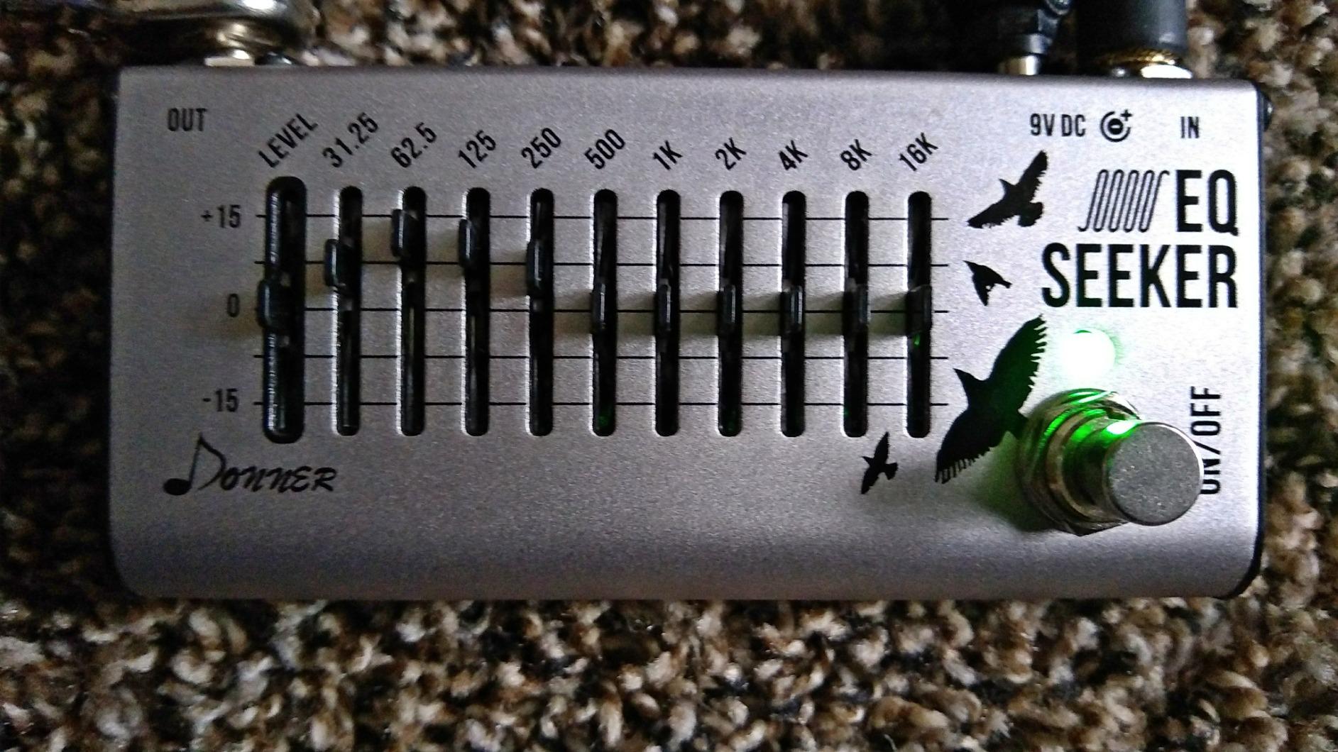 Donner EQ Pedal, 10 Band Equalizer Pedal, EQ Seeker for Guitar and Bass True Bypass customer photo 2