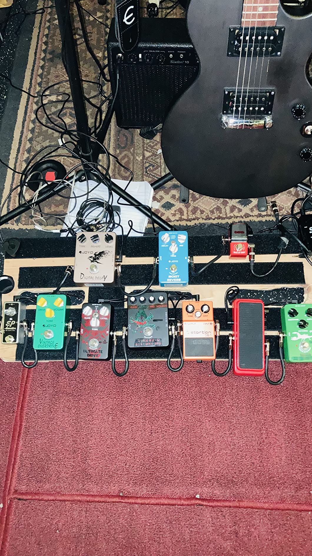 JOYO Compact Wah/Volume Guitar Pedal, 6-Mode Sweep Range & Adjustable Q Control, Active Volume with Minimum Knob, True Bypass in Wah Mode (WAH-II) customer photo 2