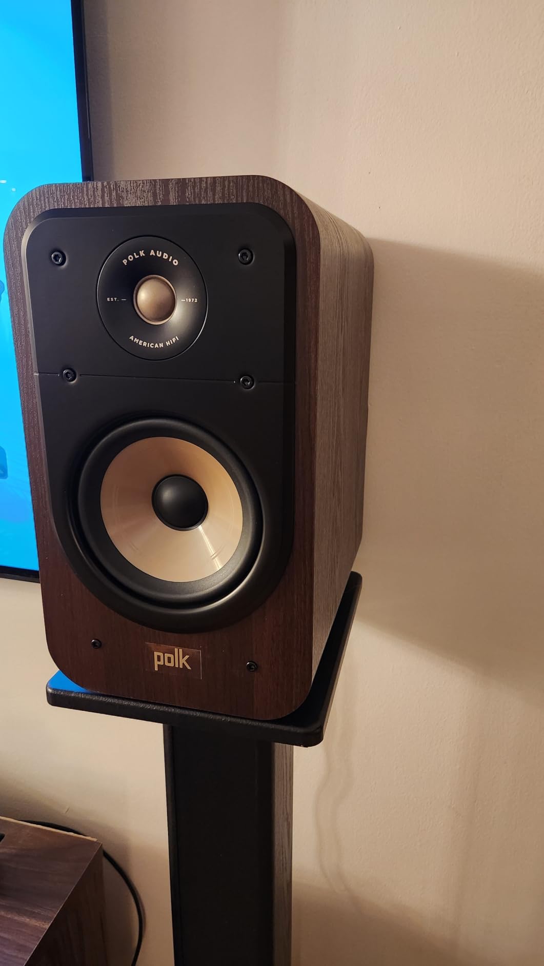 Polk Signature Elite ES20 Bookshelf Speaker - Hi-Res Audio Certified, Dolby Atmos & DTS:X Compatible, 1