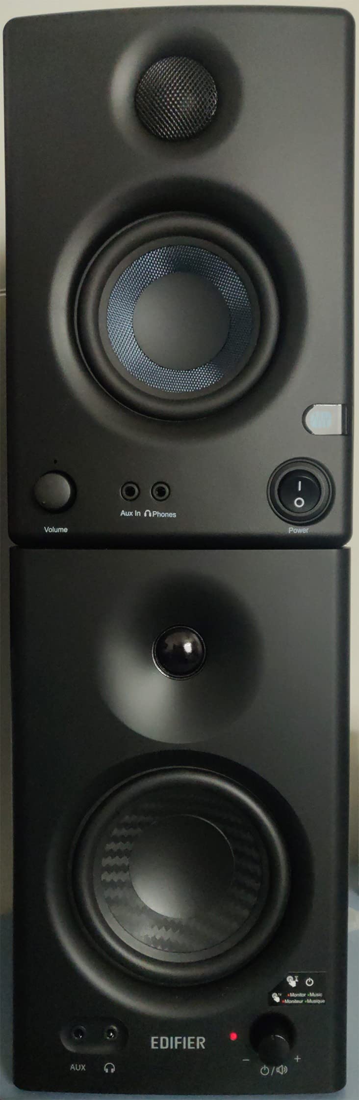 Edifier MR4 Studio Monitor Speakers, 4 inch Active Near-Field Monitors customer photo 2