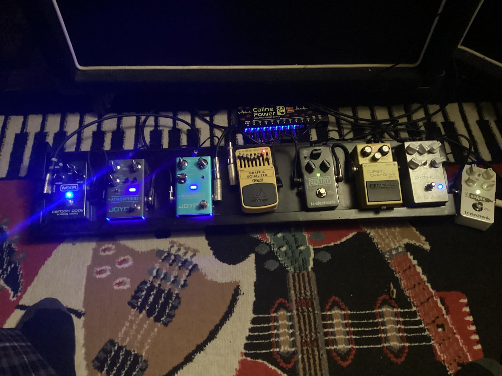 Caline Guitar Pedal Power Supply, True Isolated Pedalboard Power Supply with 12 Outputs, Noiselessly CP-206 customer photo 1