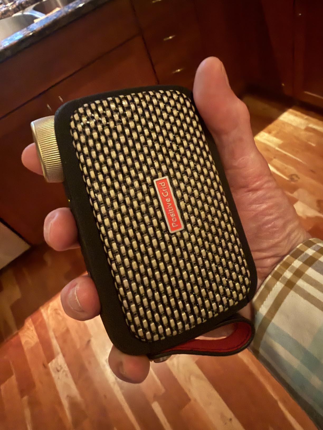 Positive Grid Spark GO 5W Ultra-Portable Smart Guitar Amp & Speaker | Ultra-portable amp & Bluetooth speaker in one. 33 amps, 43 effects, 100k+ tones, Spark AI, Smart Jam, up to 8-hr battery customer photo 1