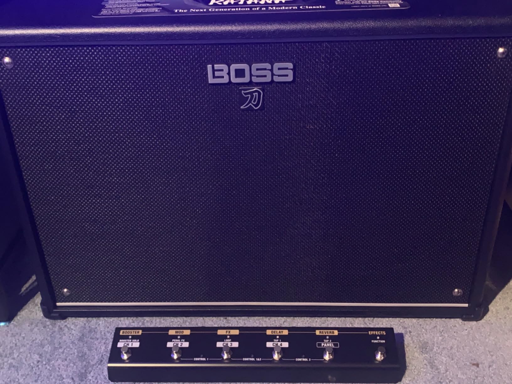 BOSS Katana-100/212 Gen 3 Guitar Amplifier | Powerful 100-Watt Combo Amp | Two Custom 12-Inch Speakers | Evolved Tube Logic Sounds | 12 Amp Characters | Onboard BOSS Effects customer photo 2