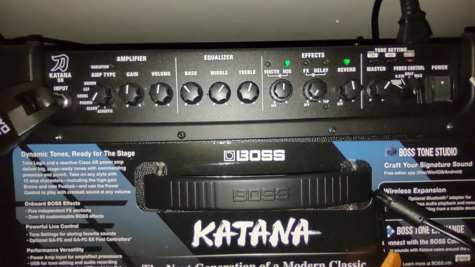 BOSS Katana-50 Gen 3 Guitar Amplifier, 50-Watt Combo customer photo 2