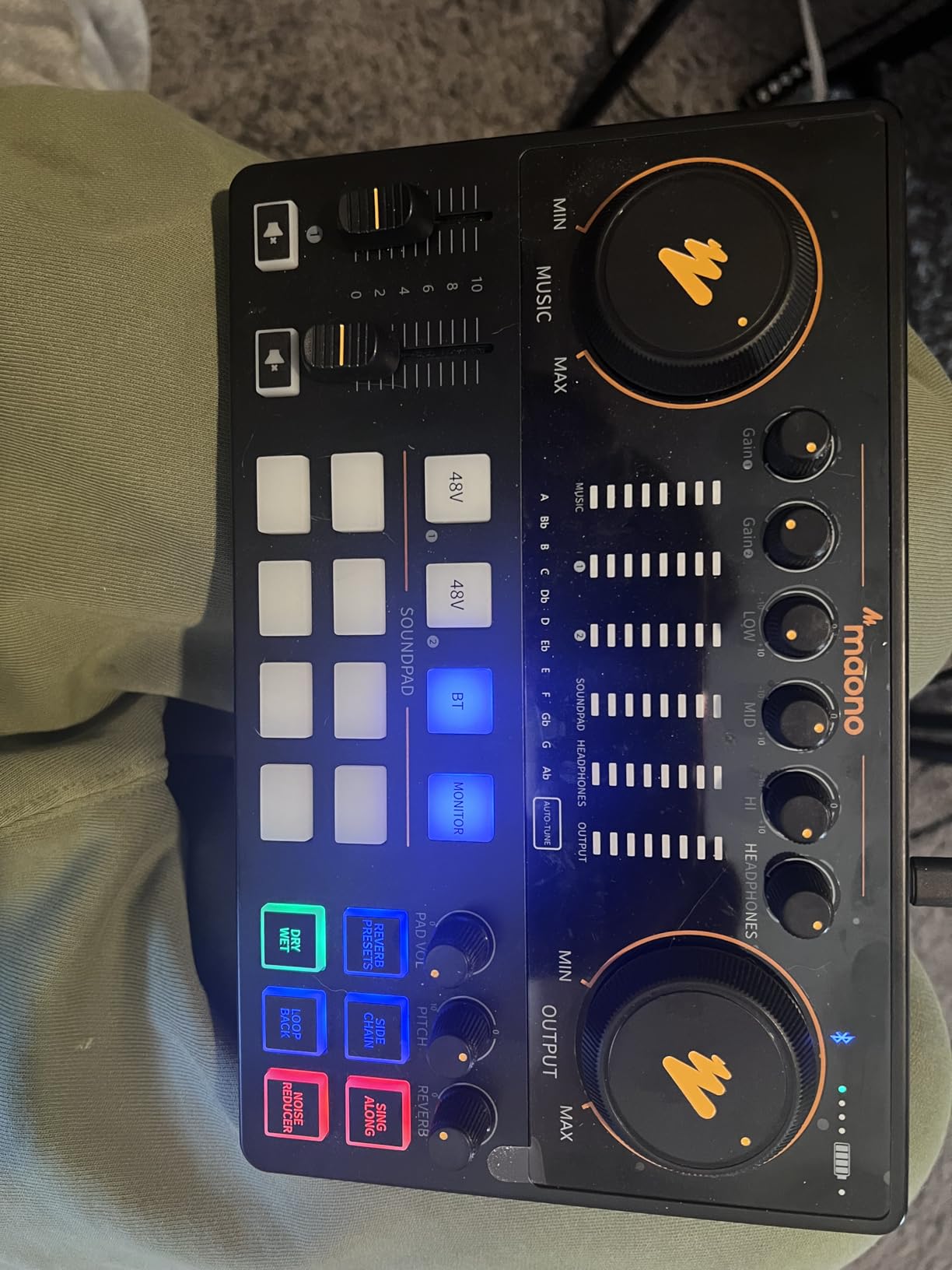 MAONO Podcast Equipment Bundle: Audio Interface mixer with Dual XLR Input for Podcast Streaming - MaonoCaster E2 Gen2 customer photo 1