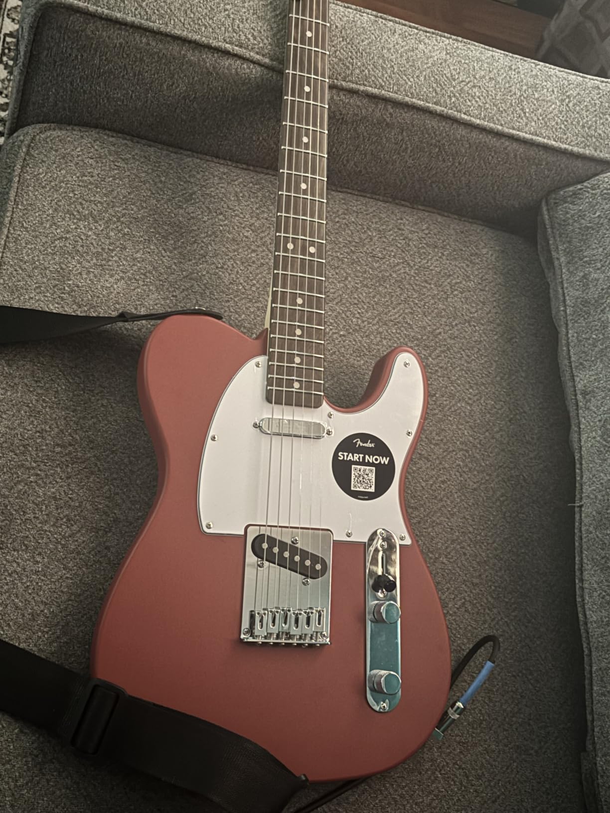 Fender Squier Debut Telecaster Beginner Electric Guitar, Sea Foam Green customer photo 2