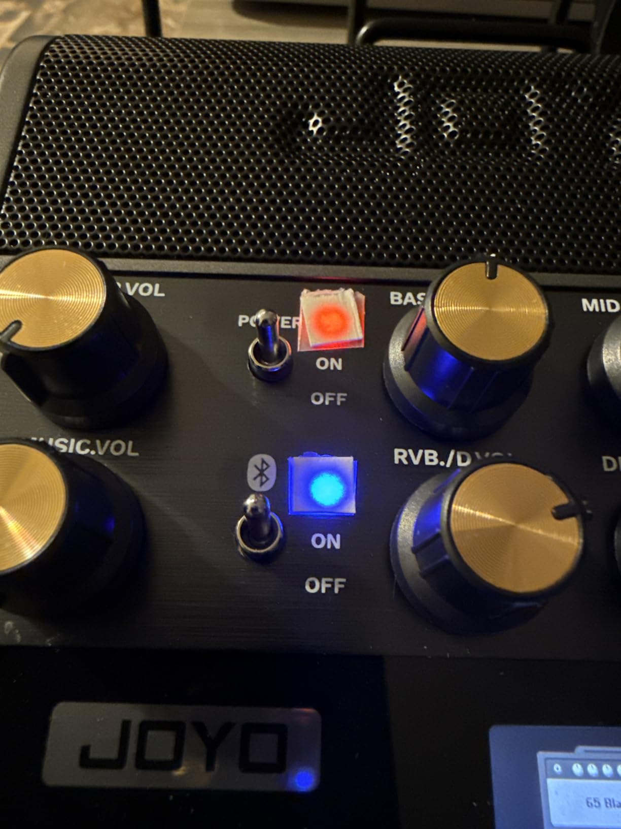 JOYO 10W Electric Guitar Combo Amp Multi-Effects Pedal Portable Amplifier with Footswitch, 14 Amp Models, 3-Band EQ, 36 Drum Patterns & Looper, OTG Recording, Bluetooth (JAM Buddy II) customer photo 2