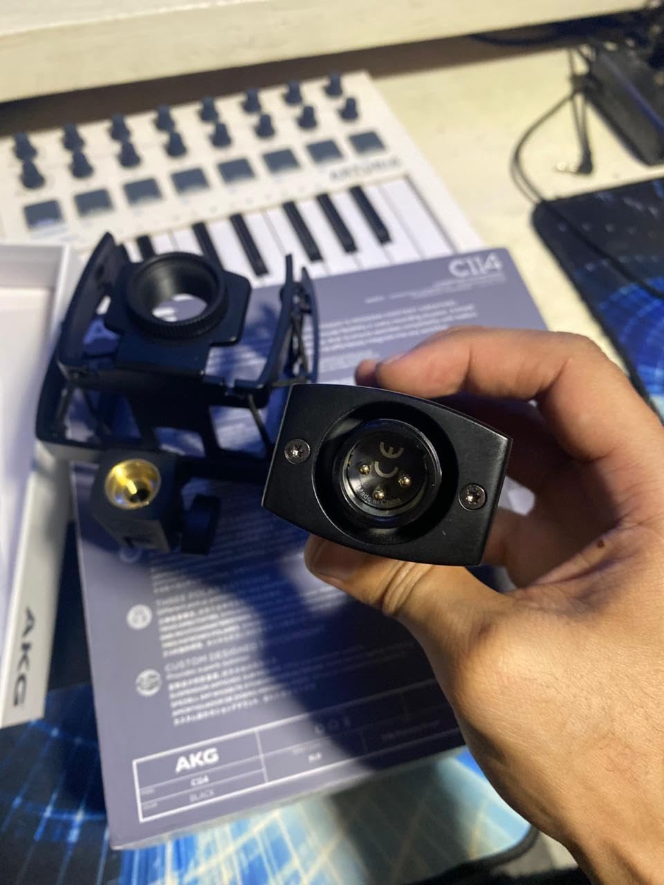 AKG Professional C114 Large Diaphragm Multi-Pattern Condenser Microphone customer photo 1