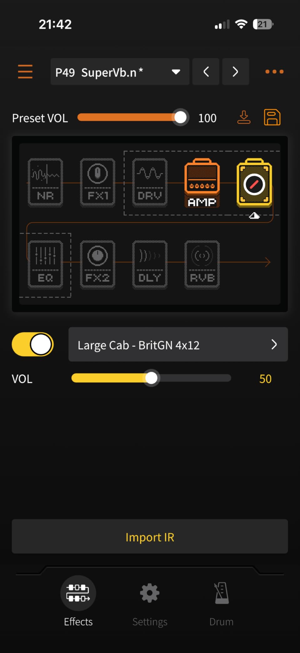 SONICAKE Guitar Headphone Amp - 50 Factory Presets, 9 Effect Modules, BT Connection, App Control, USB Audio Recording, Portable Guitar Amplifier for Home Practice & Performance, Amphonix 2 QAP-50 customer photo 1