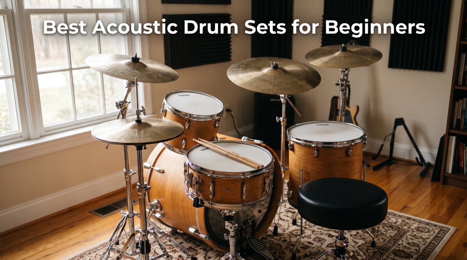 Best Acoustic Drum Sets for Beginners