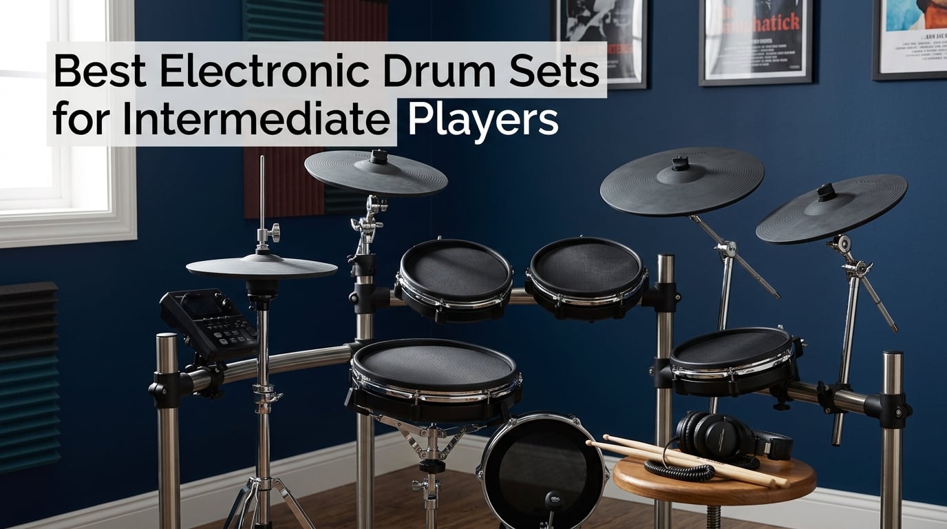 Best Electronic Drum Sets for Intermediate Players