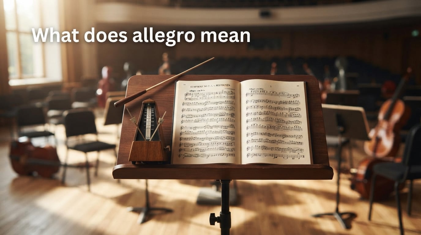 What does allegro mean