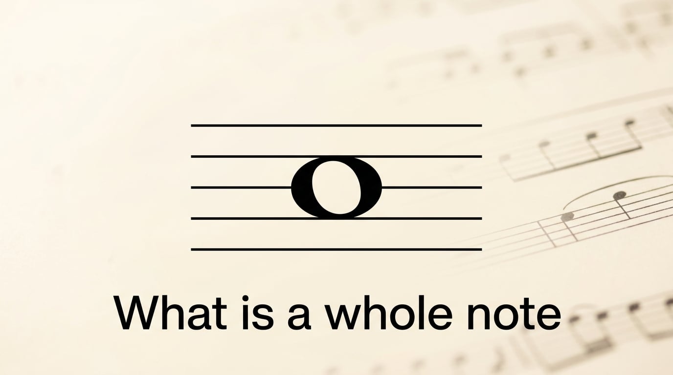 What is a whole note