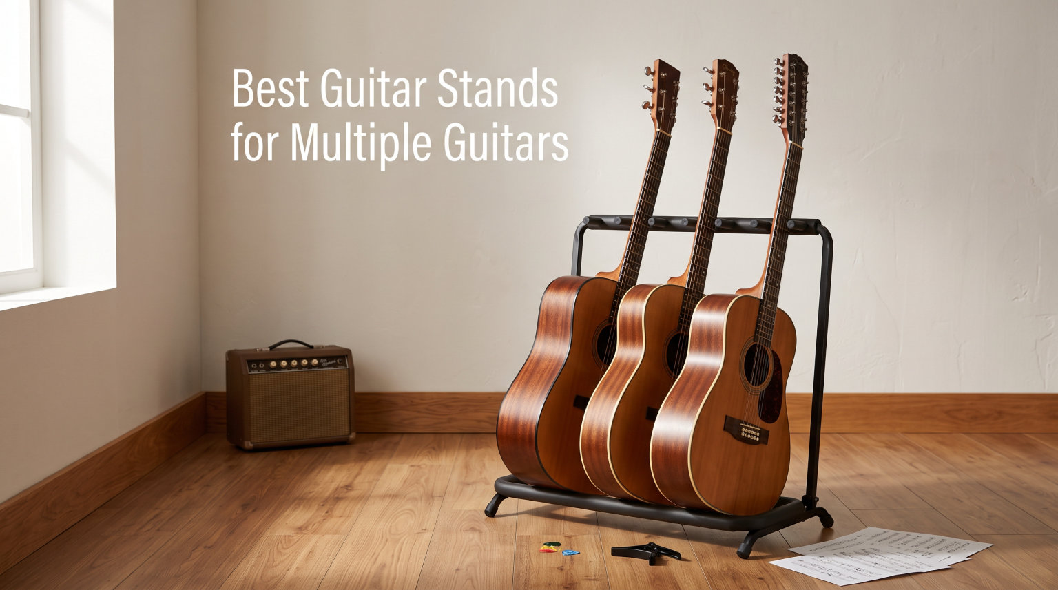 Best Guitar Stands for Multiple Guitars