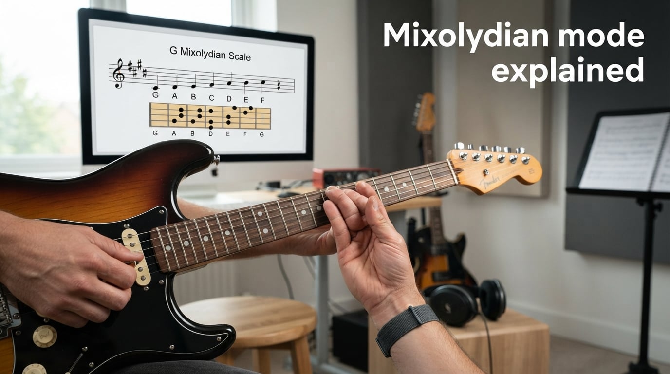 Mixolydian mode explained