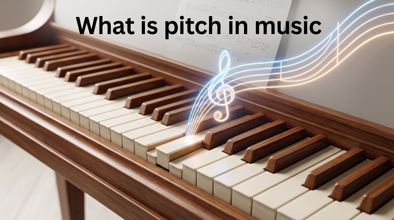 What is pitch in music