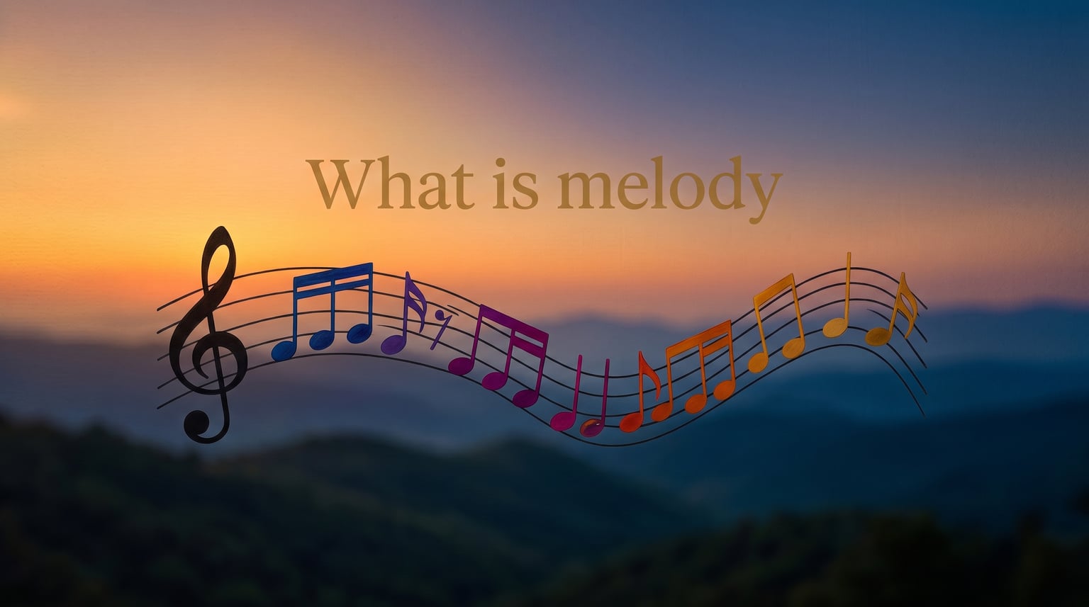 What is melody