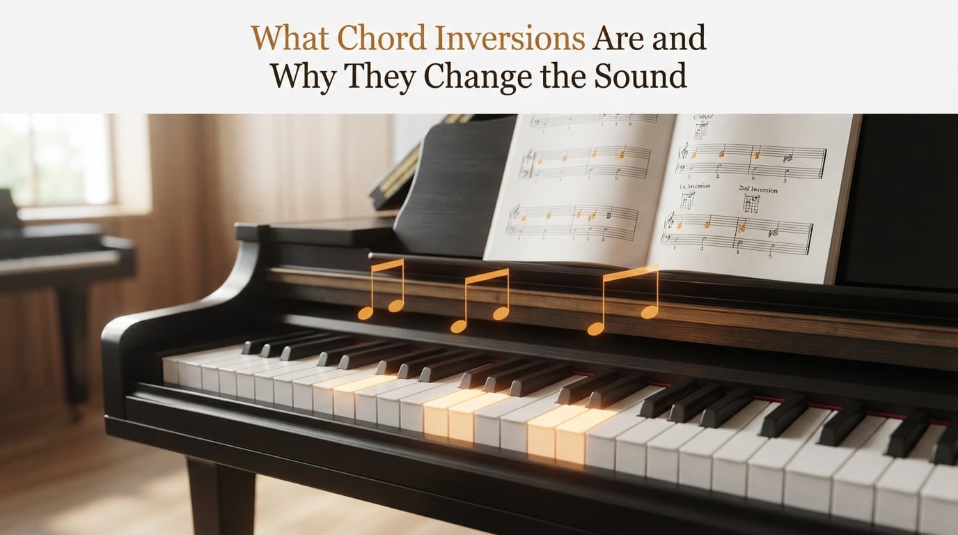 What Chord Inversions Are and Why They Change the Sound