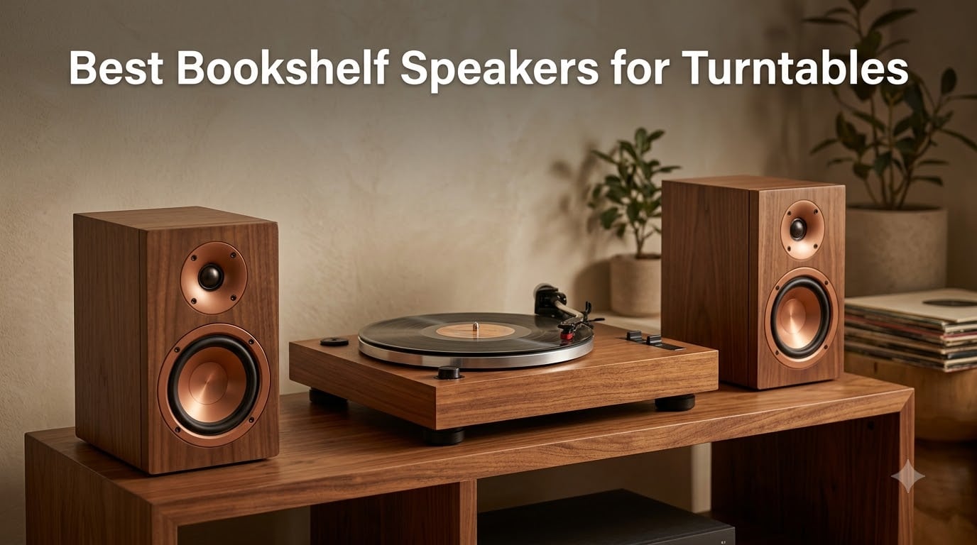 Best Bookshelf Speakers for Turntables