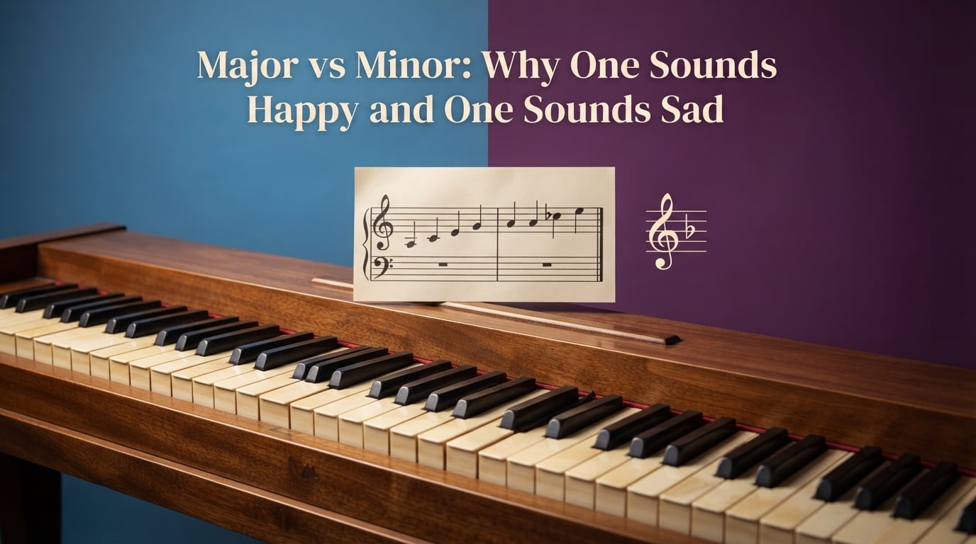 Major vs Minor: Why One Sounds Happy and One Sounds Sad