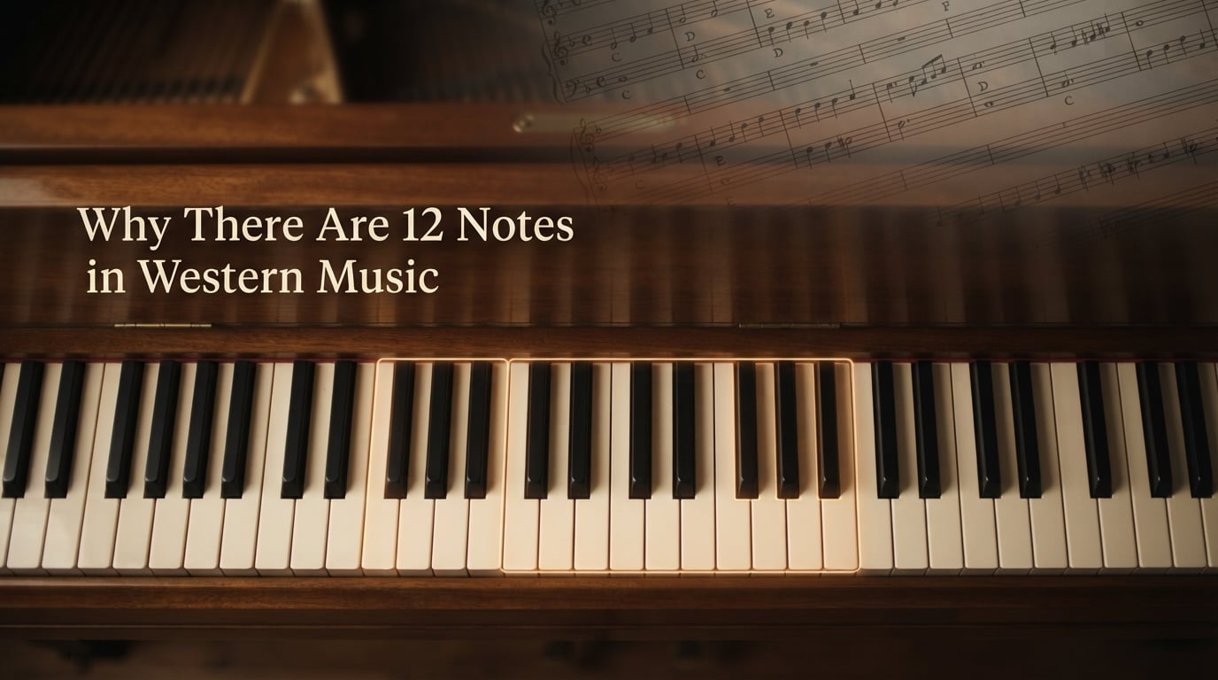 Why There Are 12 Notes in Western Music