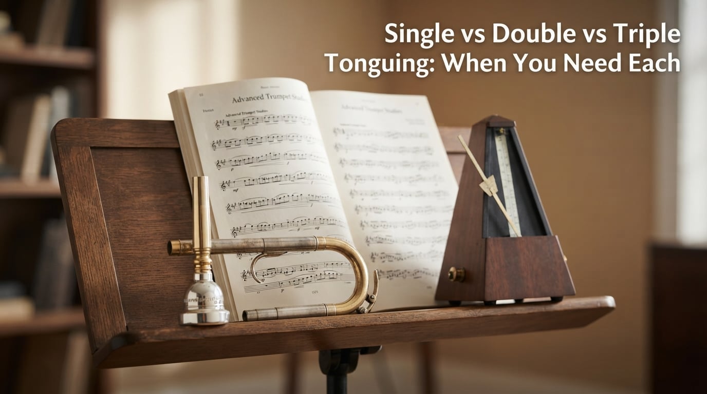 Single vs Double vs Triple Tonguing: When You Need Each