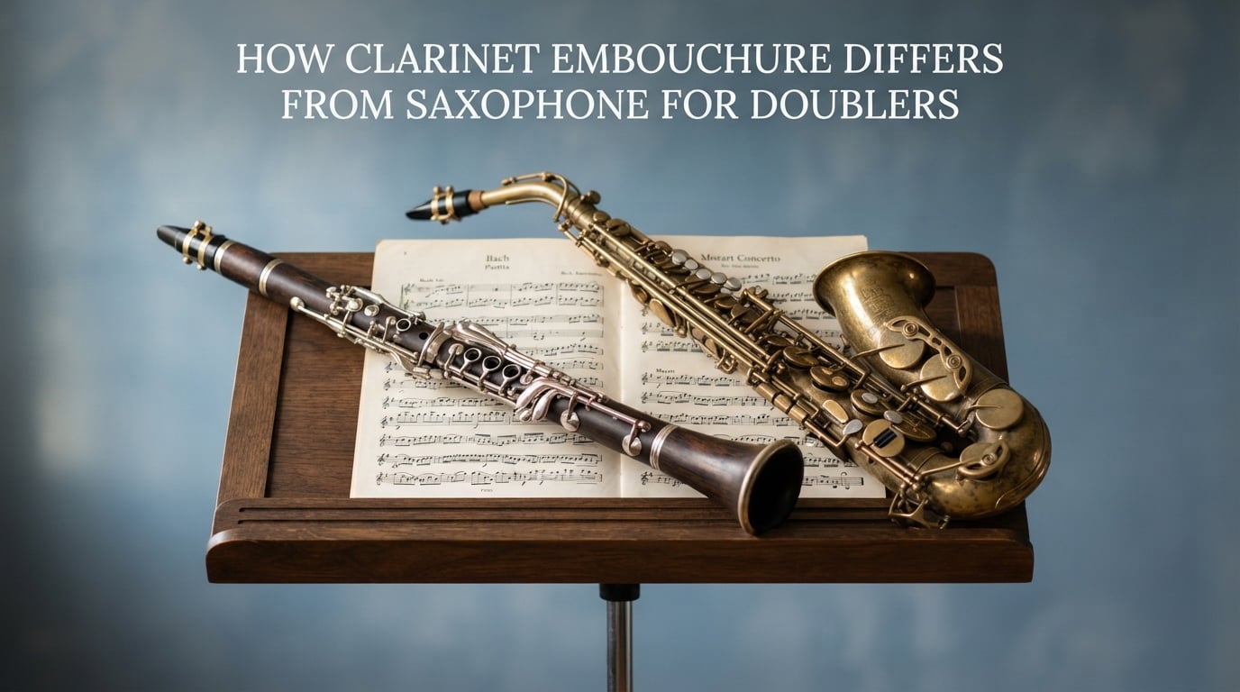 How Clarinet Embouchure Differs From Saxophone for Doublers